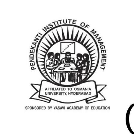 Pendekanti Institute of Management (PIM), Hyderabad